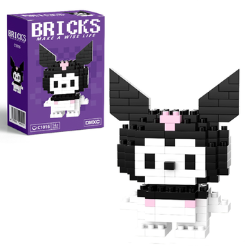 Конструктор BRICKS &laquo;Kuromi&raquo; на 100 деталей допомагає створити компактну модель висотою 6 см і сприяє розвитку логічного мислення. С1016 фото