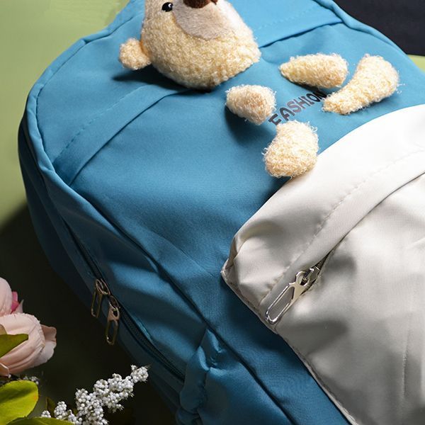 Рюкзак с игрушкой Teddy Bear, цвет: бирюзовый 23-13-b фото