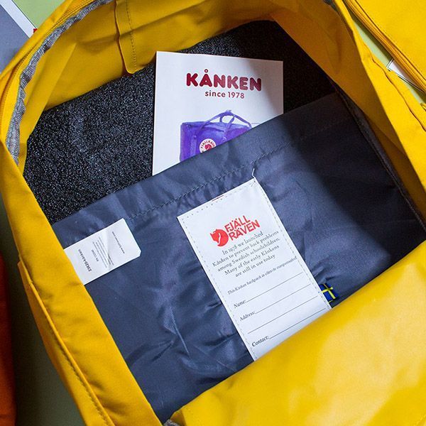 Рюкзак fjallraven kanken красный с синими ручками 23510-7L-k-s фото
