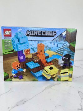 Конструктор Minecraft 158 деталей дитячий ігровий набір блоків MOG54005 фото