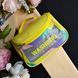 Матова прозора косметичка Washbag водонепроникна з ручками для подорожей 21 &times; 11 &times; 15 см жовта 23-27-zh фото 1