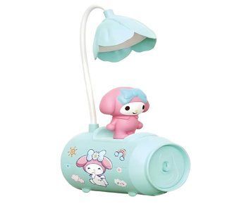 Дитяча настільна лампа-нічник у формі баночки My Melody блакитна з функцією нічника 347D-1 фото