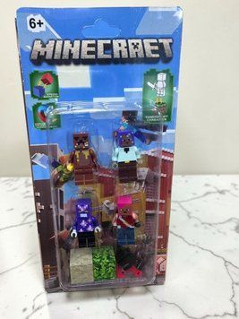 Конструктор Minecraft 384 деталі дитячий набір блоків у стилі популярної гри MOG4021 фото