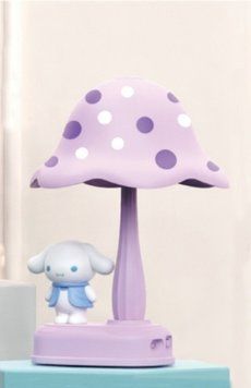 Детская настольная лампа-ночник Cinnamoroll фиолетовая 339D-1 фото