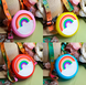 Детская силиконовая сумка Rainbow, 6 цветов 9062 фото 1