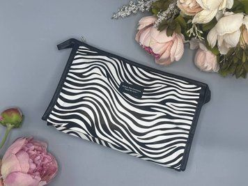 Женская косметичка из эко-кожи 28 &times; 18 &times; 10 см принт зебра 25-183zebra фото