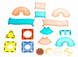 Магнітний конструктор Magnetic DIY 93 елементи Лабіринт з підсвіткою та кульками СН1224 фото 7