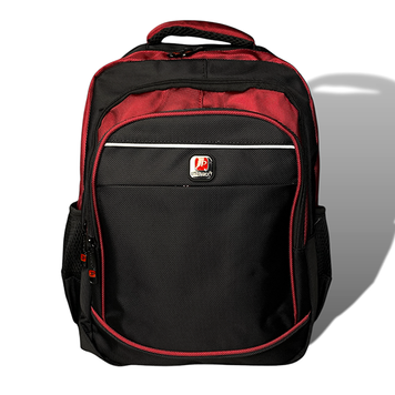Міський універсальний рюкзак Justpack червоний з відділенням для ноутбука 17 дюймів 8851-k фото