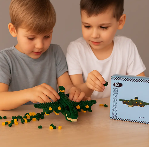 Детский конструктор Magic Blocks &laquo;Крокодил Бамбордиро&raquo; shj-19 фото