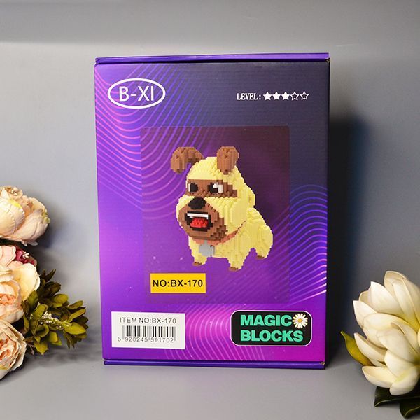 Конструктор Magic Blocks Тайная жизнь домашних животных Мопс Мел 4345 деталей большой набор BX-170 фото